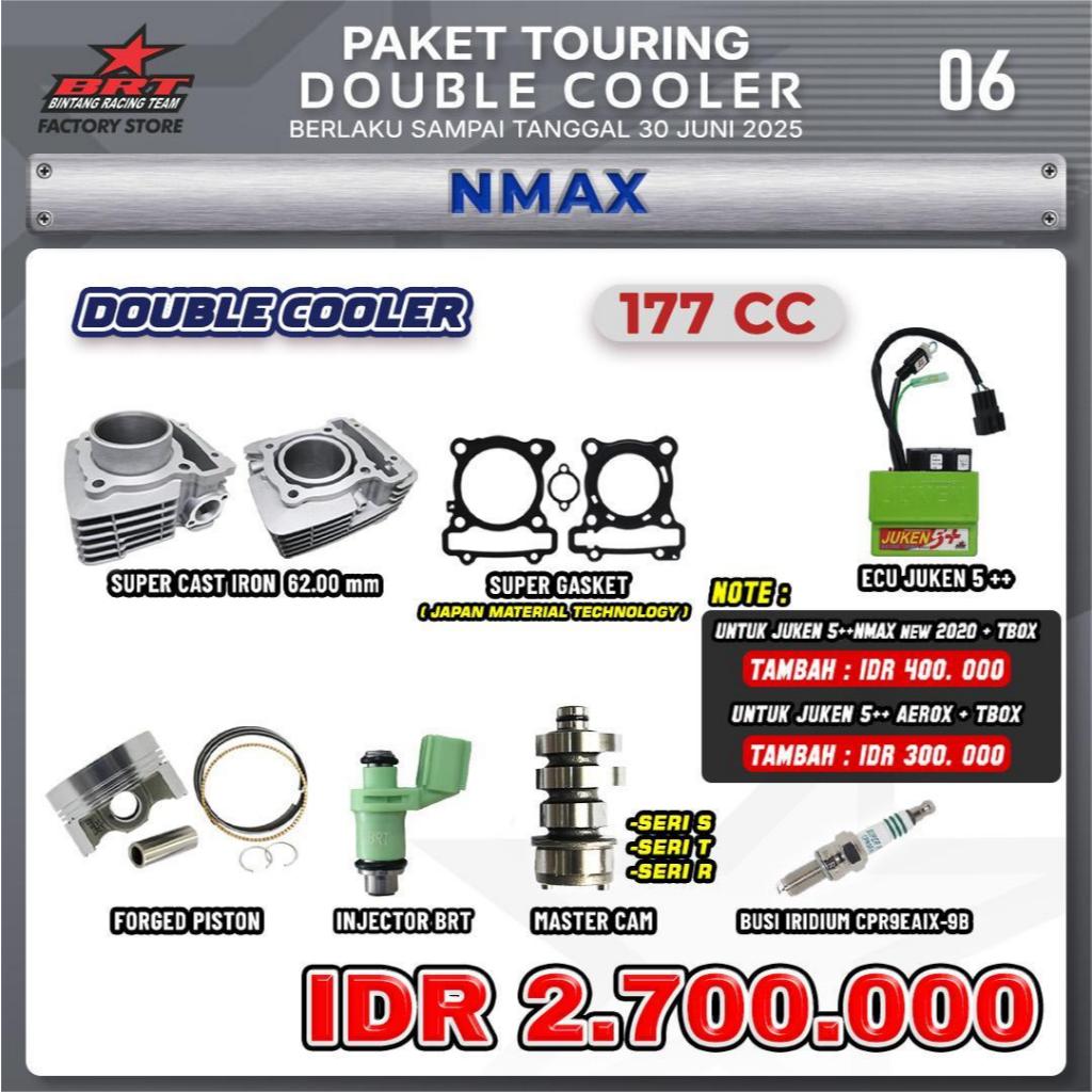 PROMO 06 BRT NMAX BLOK DOUBLE COOLER  BORE UP BRT