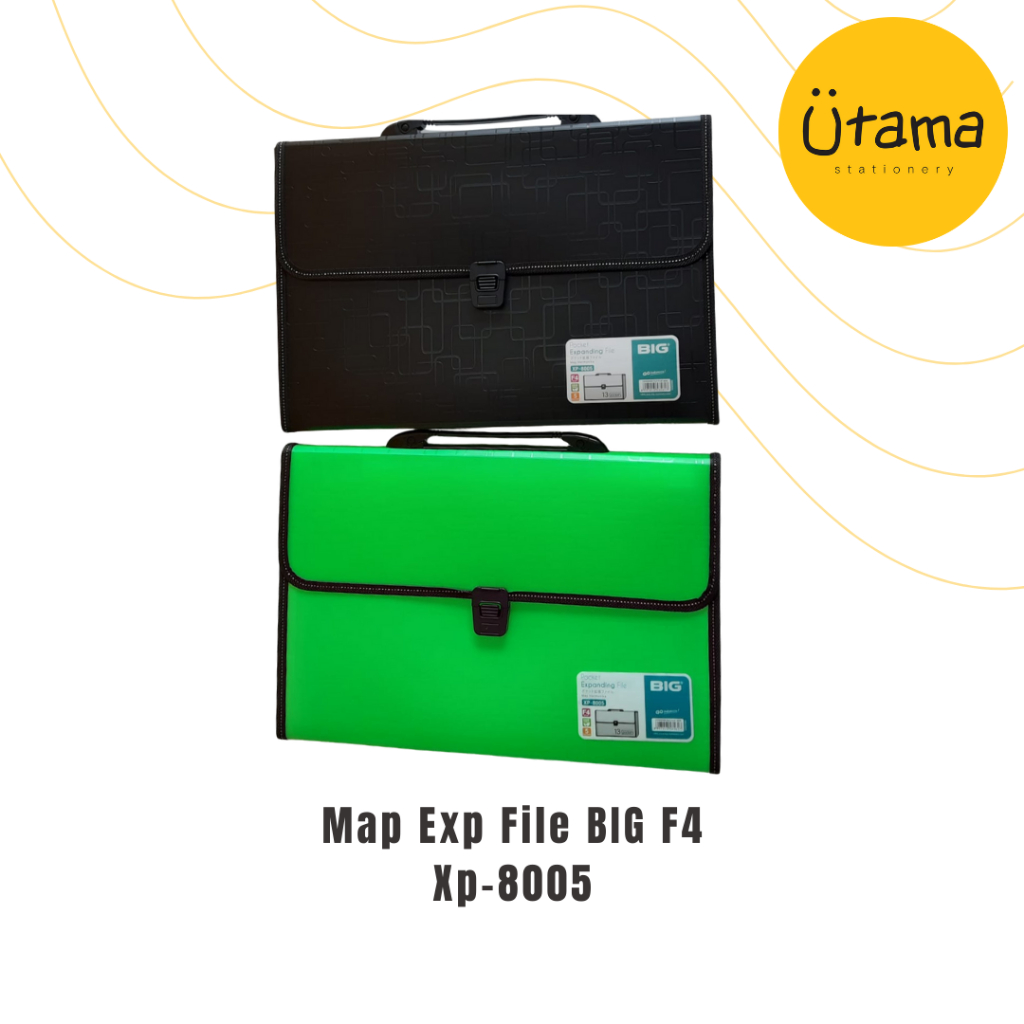

Map F4 BIG Expanding File XP-8005 Folio/Dokumen/Map Plastik Resleting/Document Keeper/Clear Holder