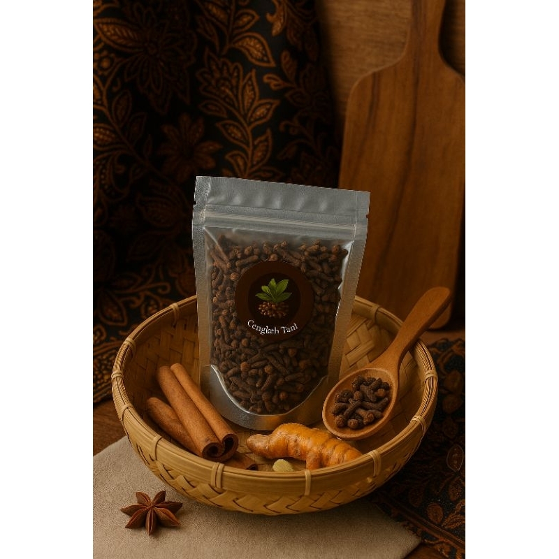 

Cengkeh Tani (40gr) - Kering Asli / Cloves / Cengkeh Kering / Rempah / Bumbu Dapur