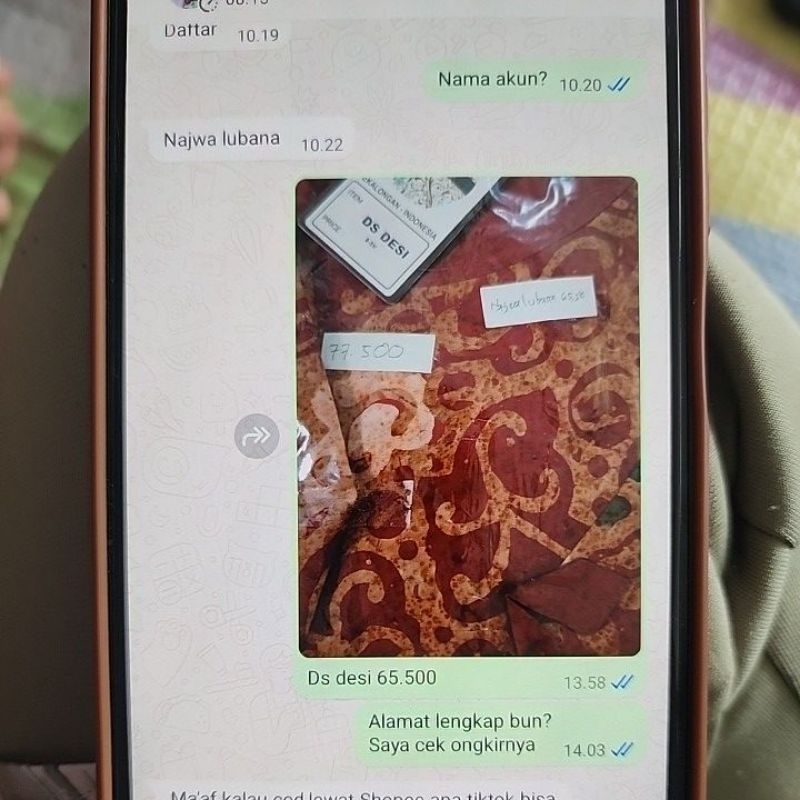 orderan najwa lubana