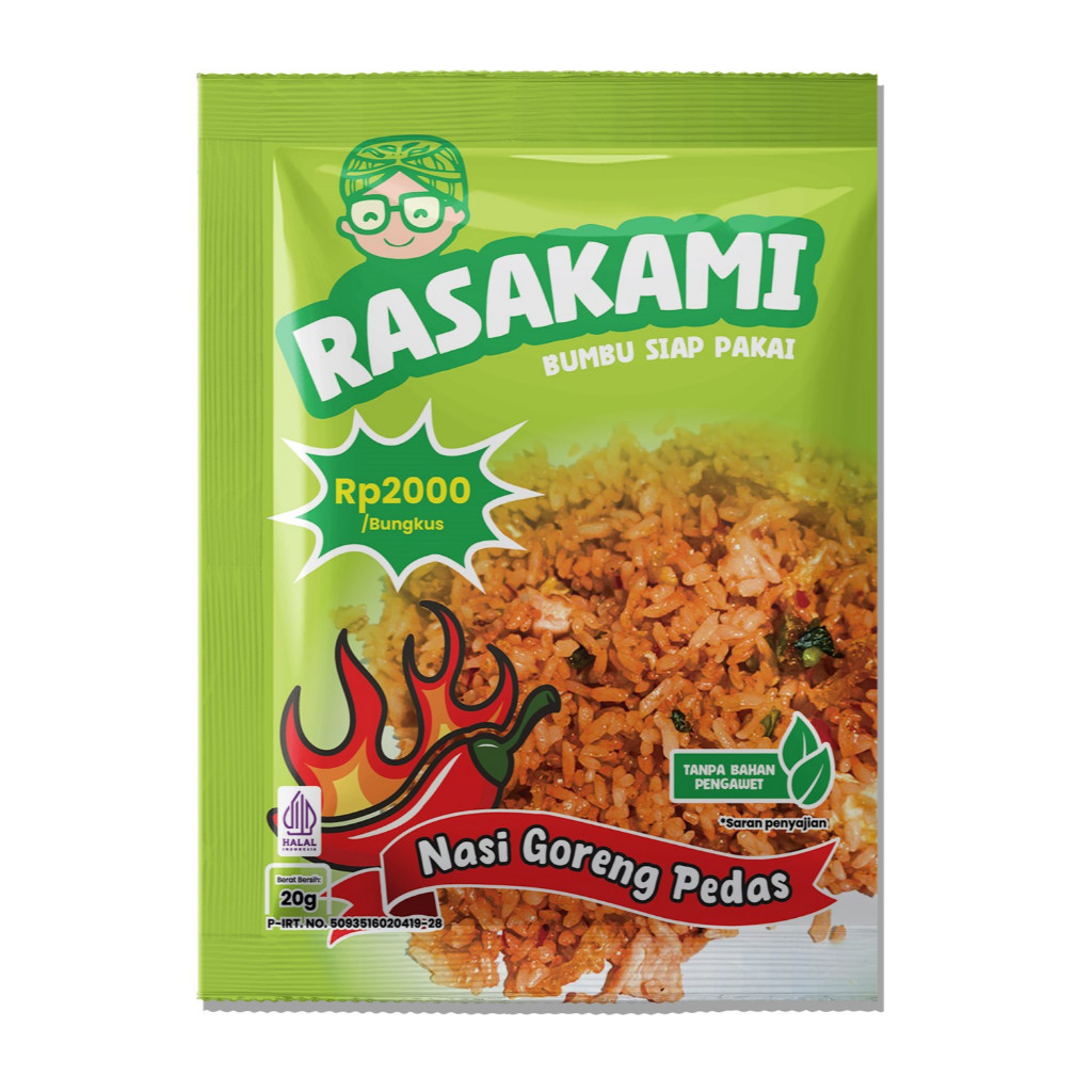 

Rasakami Bumbu Siap Pakai Nasi Goreng Pedas 20 gr