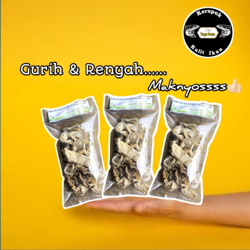 

Kerupuk Kulit Ikan Baracuda (50-200gr)