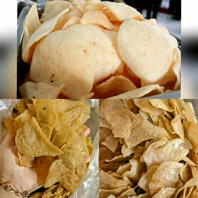 

500gr Patahan Kerupuk Udang Krupuk mentah siap goreng