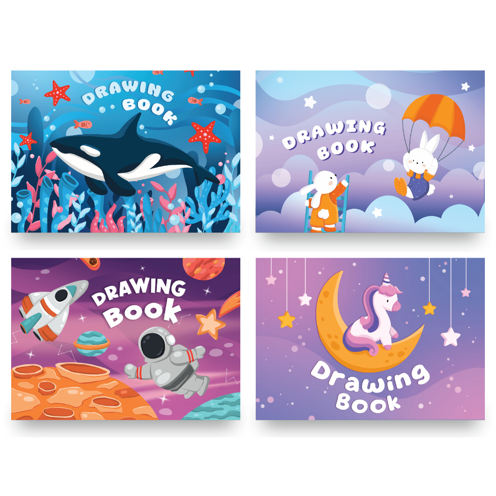 

Doodle Dazz Drawing Book A4 / Buku Gambar