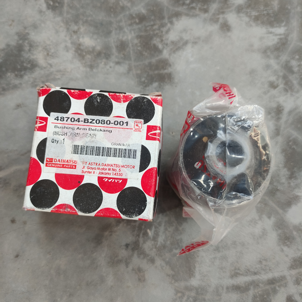 BUSHING ARM BELAKANG REAR RR / ARM BUSHING MOBIL TOYOTA AVANZA XENIA GRANDMAX LUXIO 48704-BZ080 / 48
