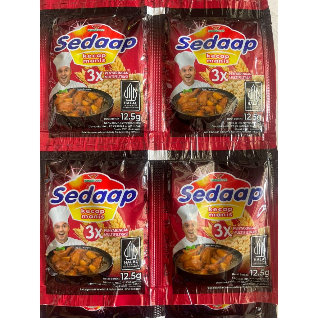 

18Pcs Kecap Manis Sedaap Saset 12,5Gr