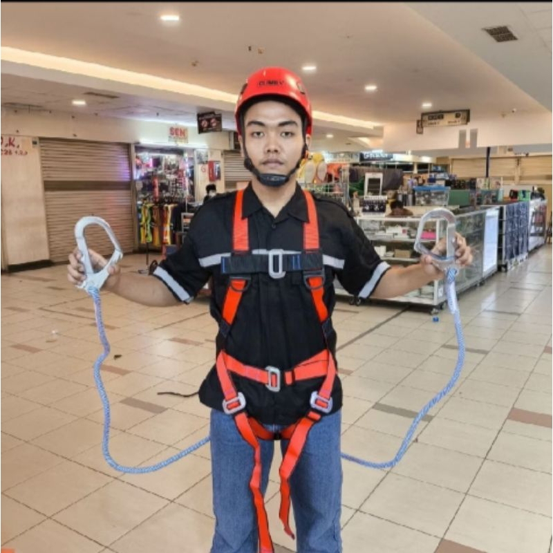 Body Harness Safety Absorber Double Big Hook - Safety Harness China