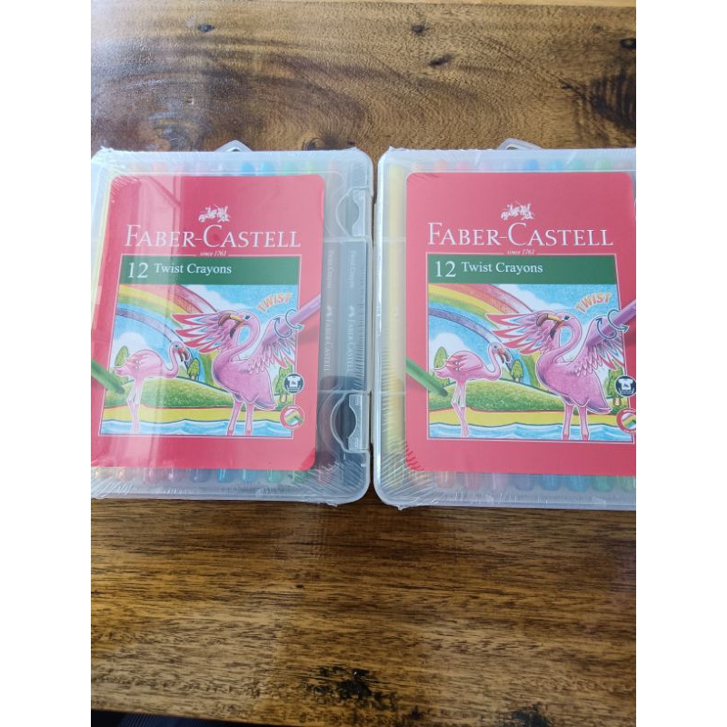 

FABER CASTELL TWIST CRAYON 12 WARNA – KRAYON PUTAR