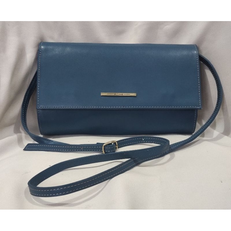 Sling bag Mclanee Biru tosca