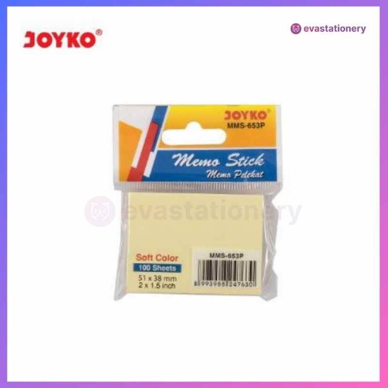 

Sticky Note Joyko MMS-653P Kertas Memo Kecil 51x38mm