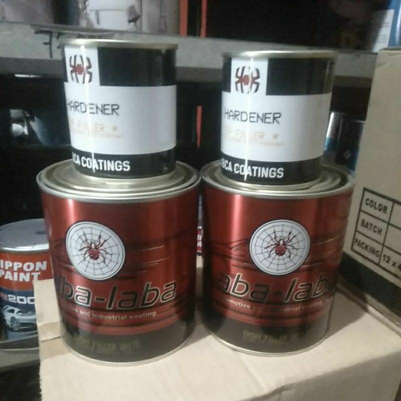 EPOXY FILLER WHITE,GREY EPOXY LABA LABA PLUS HARDENER