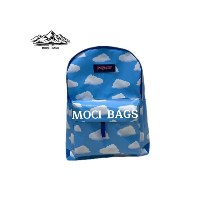 Tas ransel jansport premium motif awan pria wanita// UNISEX