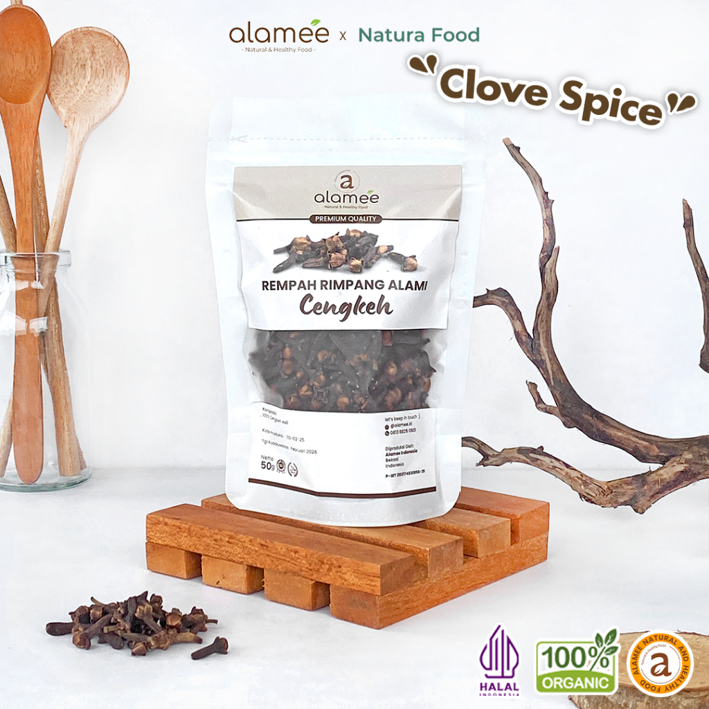 

ALAMEE Cengkeh Rempah Kering Organik Cloves Rimpang Organik Alami Spice 50gr