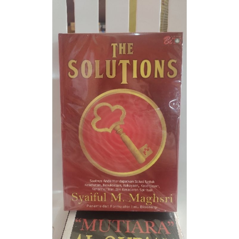 buku (stock lama)  the solutions - syaiful m maghsri