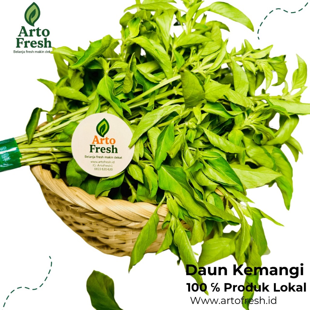 

Daun Kemangi, Artofresh pack 250 gram