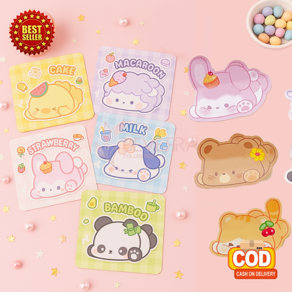 

Sticky Notes Motif Karakter Kartun Hewan Lucu Kertas Catatan Tempel Mini Memo Note ATKBE