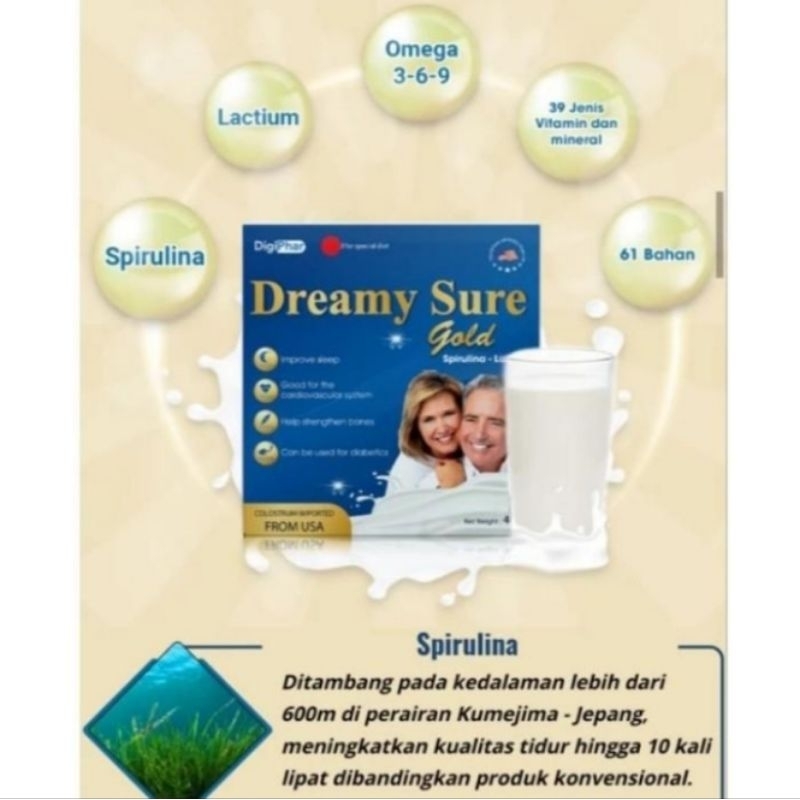 

Dreamy Sure Gold Susu Imsonia dan Gangguan Tidur Import USA Original 100%