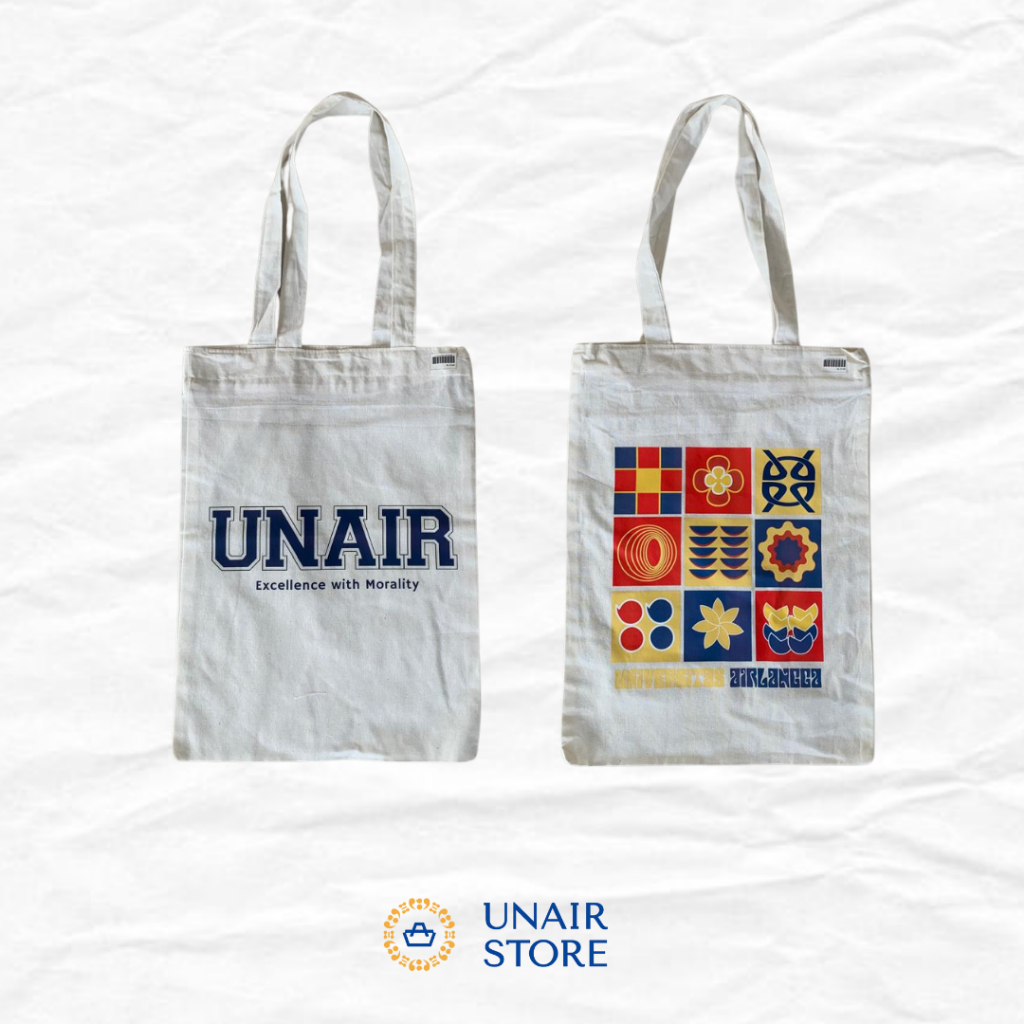 Totebag Blacu Cream Universitas Airlangga | UNAIR Store