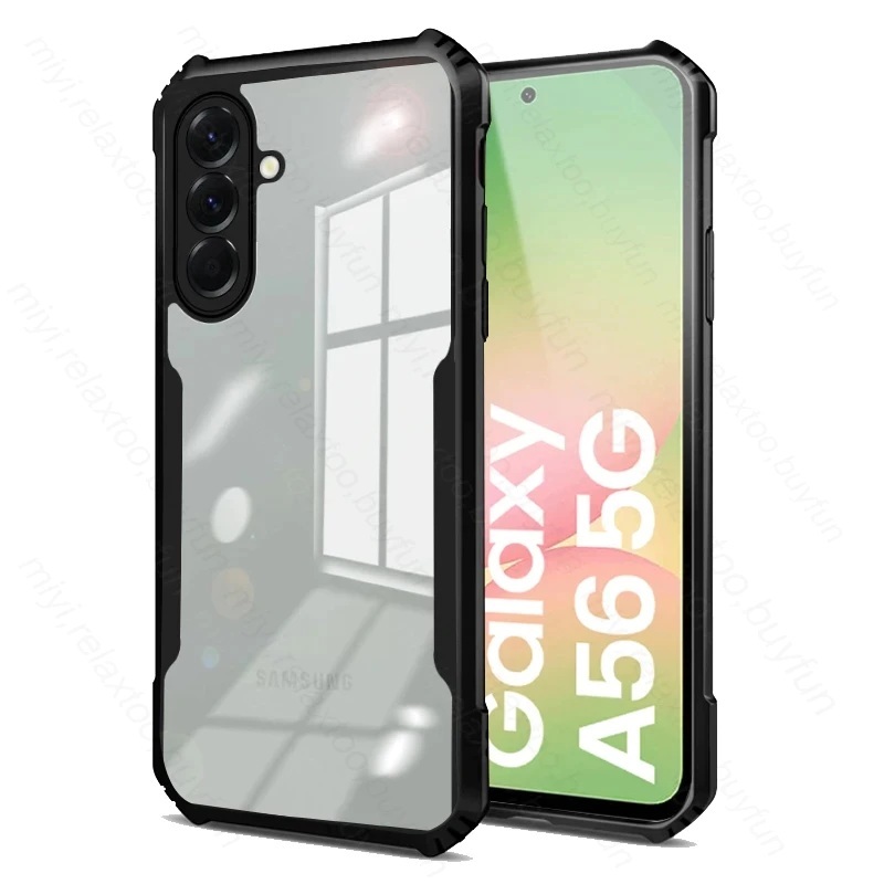 Case Samsung A56 5G Softcase FUSION ARMOR CAMERA PROTECTION Casing Case Hp Samsung A56 5G