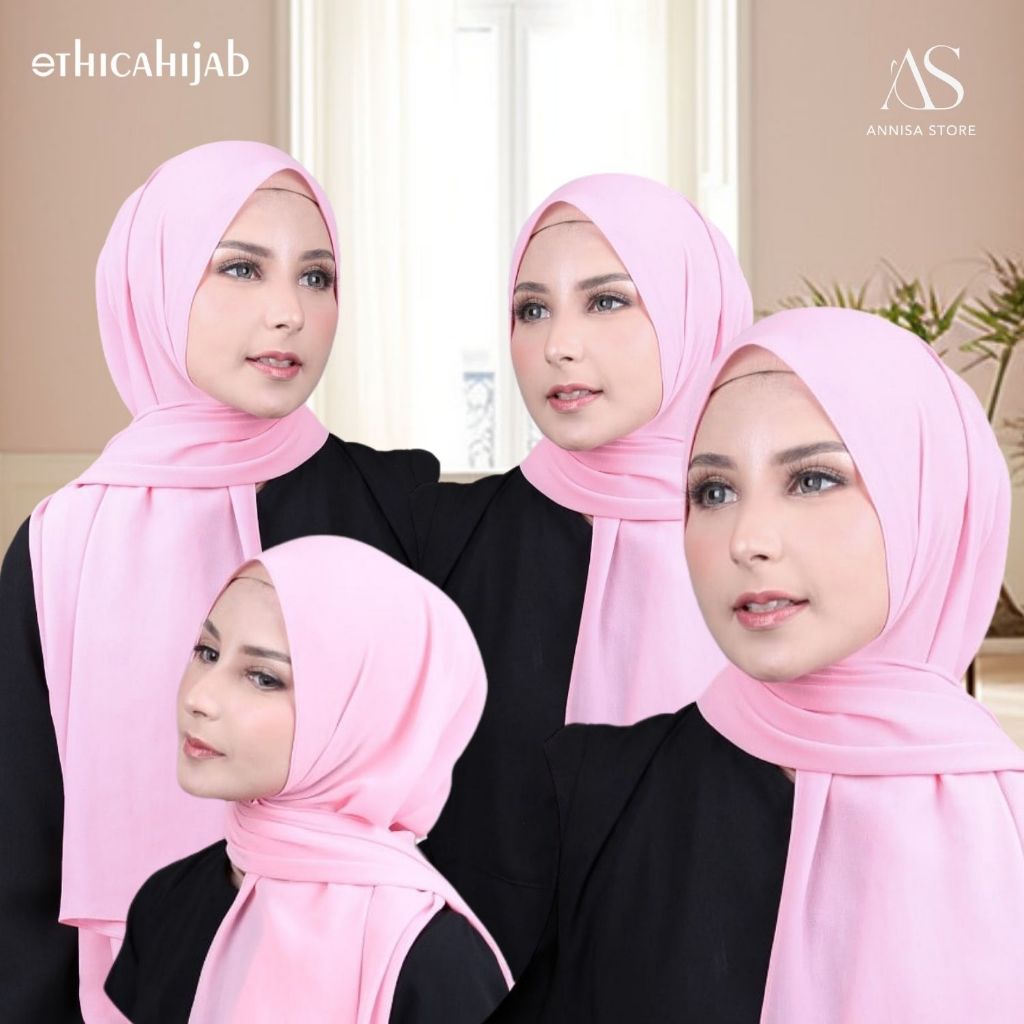 PASHMINA HIJAB BABY DOLL ETHICA ALEYSHA PASMINA / PASMINA BAHAN BABYDOLL HIJAB PREMIUM ETHICA