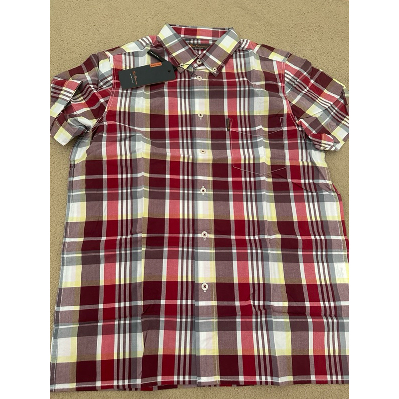 kemeja lengan pendek ben sherman