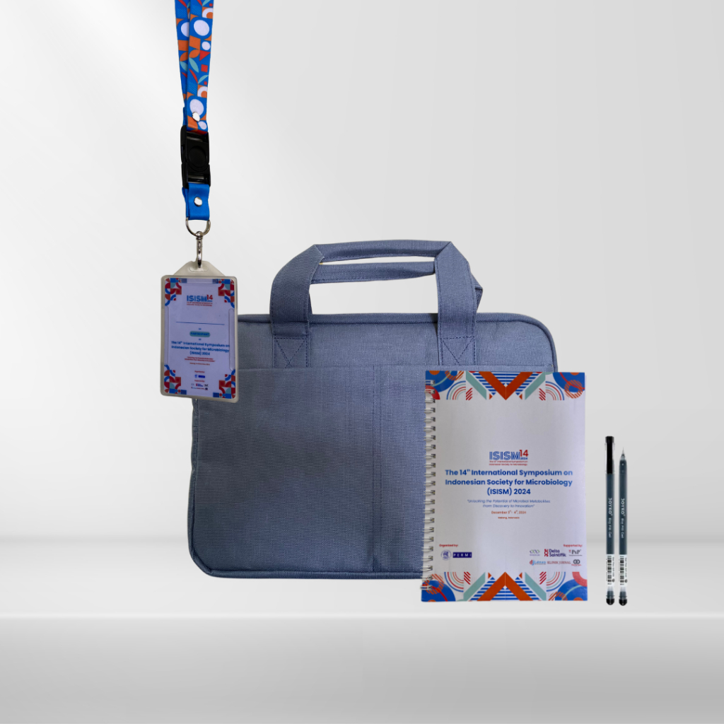 

Paket 1 Seminar KIT Generasi Peneliti (Tas laptop, Notebook, Spiral Bolpoint, Paket ID Card + lanyard)