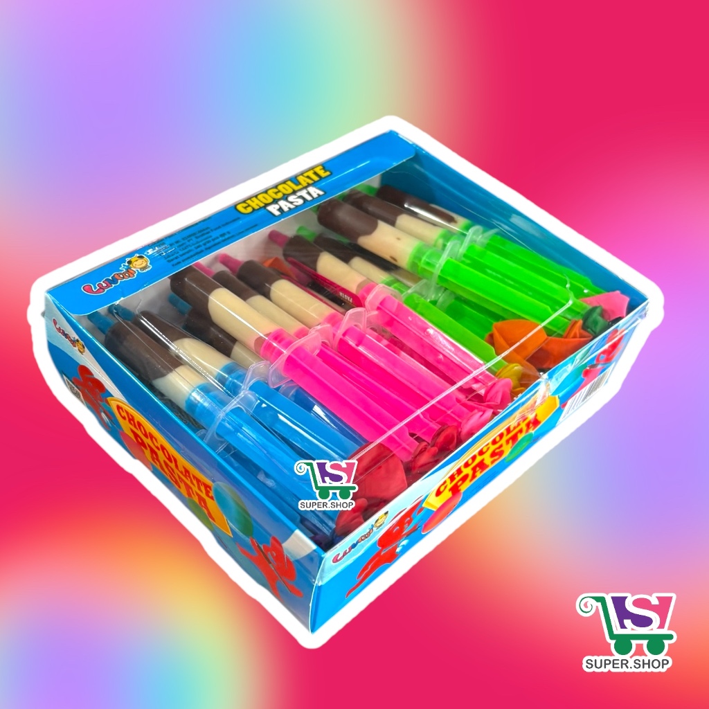 

Cokelat Suntikan Balon Chocolate Pasta Pack (isi 30 pcs)