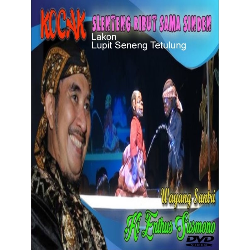 Kaset DVD Pangelaran Wayang Golek Dalang Ki Enthus Susmono - Kaset DVD Wayang Santri