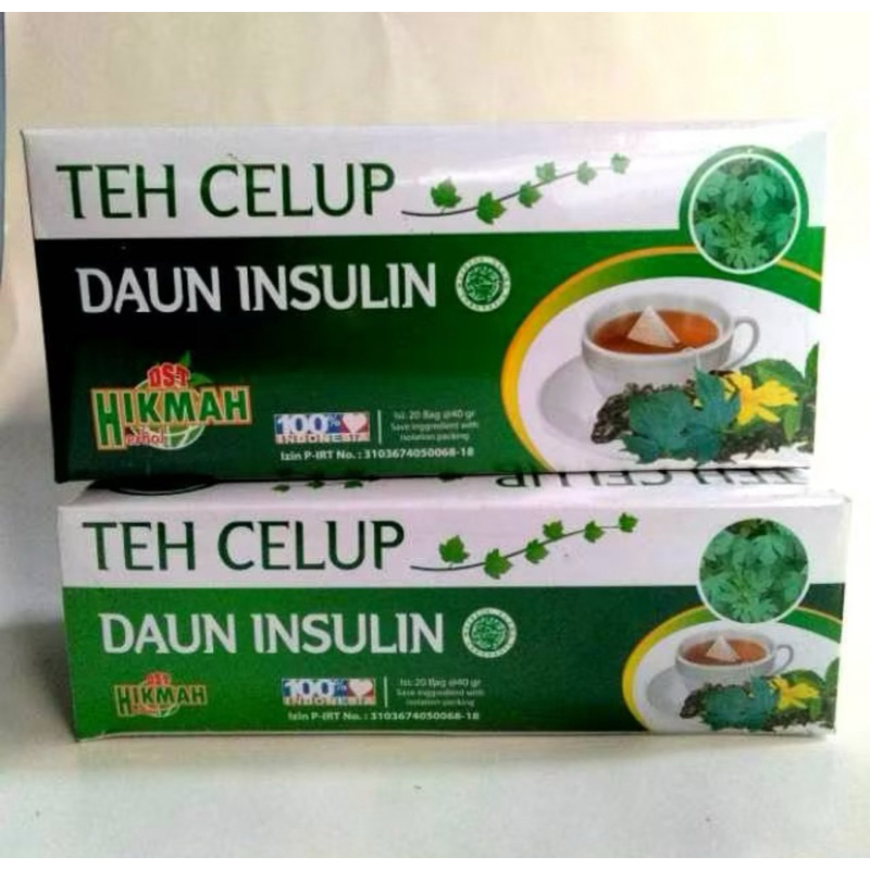 

Teh celup daun insulin hikmah isi 20 diabetes teh herbal daun insulin
