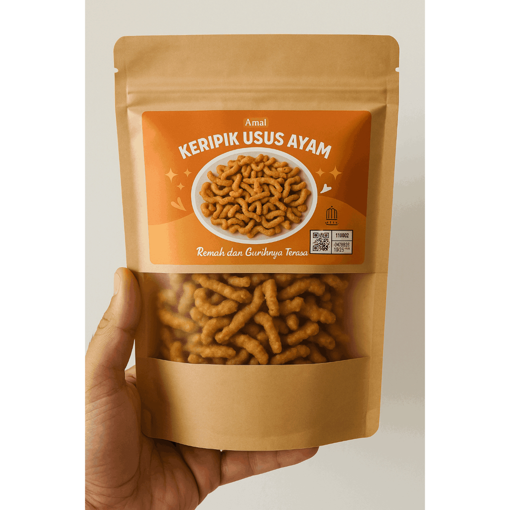 

SNACK MURAH PREMIUM - Kripik Usus Ayam Rasa Original 90 gram