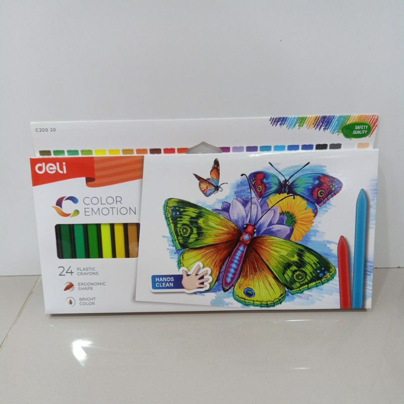 

Deli Color Pencils/ Pensil Warna color Emotion Isi 24 Warna