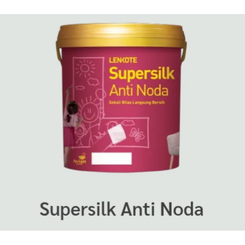 CAT TEMBOK ANTI NODA . CAT PREMIUM SUPERSLIK ANTI NODA KEMASAN 2.5LTR