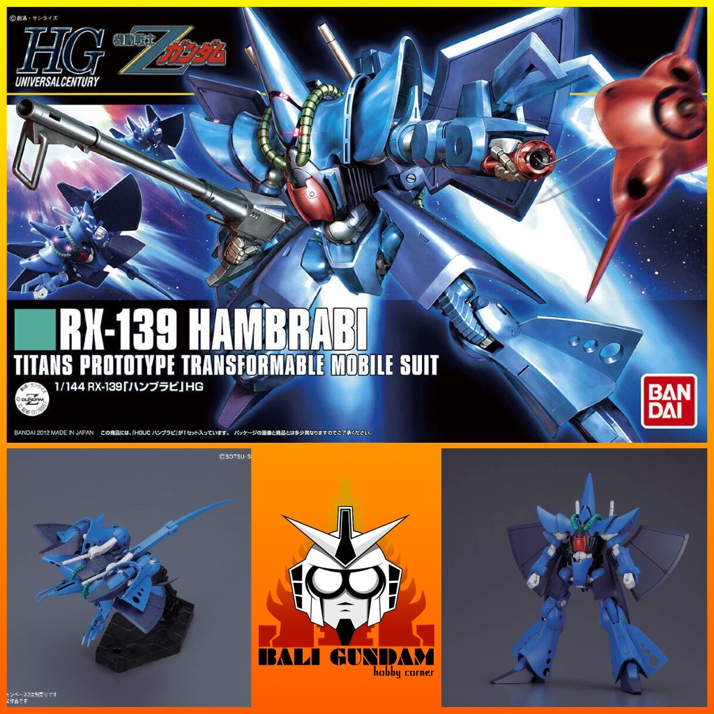 HG 1/144 RX-139 HAMBRABI Bali Gundam Hobby Corner Bandai Original