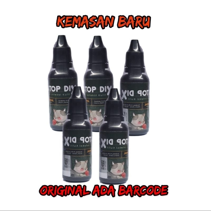 STOP DIX OBAT MINUM SCABIES KUCING/KUDIS.KORENG" EKSIM GATAL- GATAL