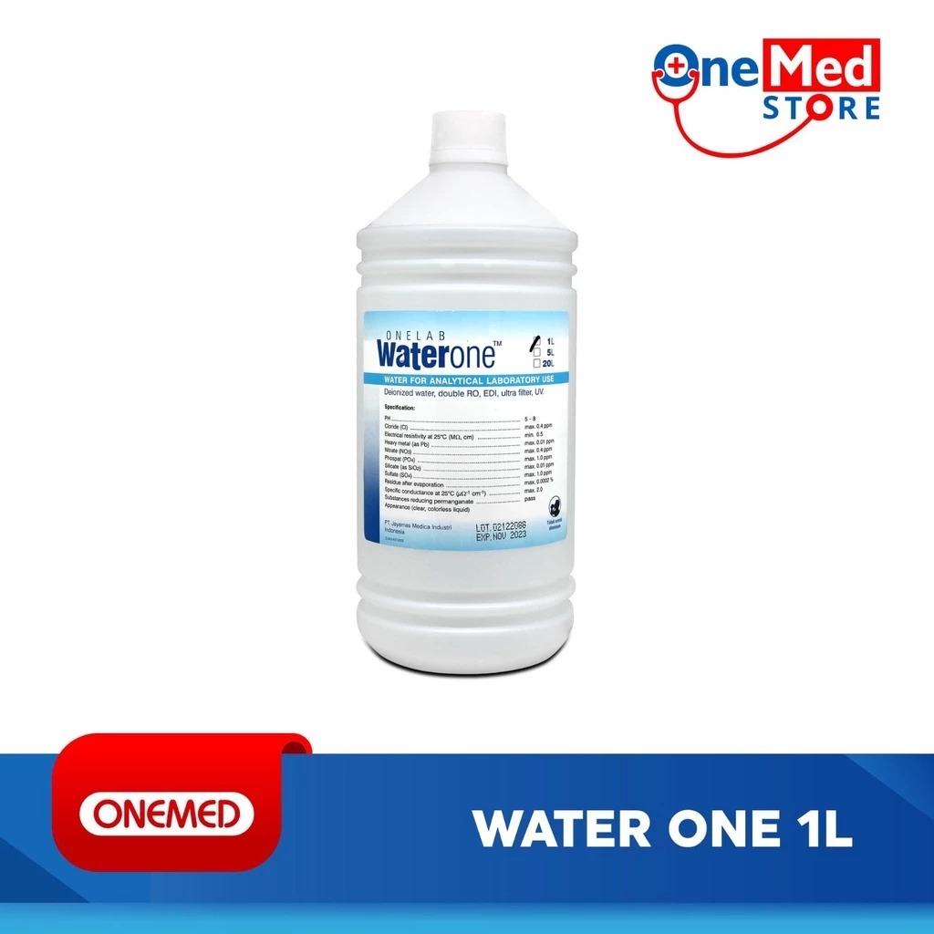 Water One 1Liter Onemed Aquadest