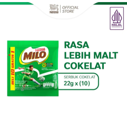 

MILO ACTIV-GO Susu Coklat Renceng 22g - 10pcs