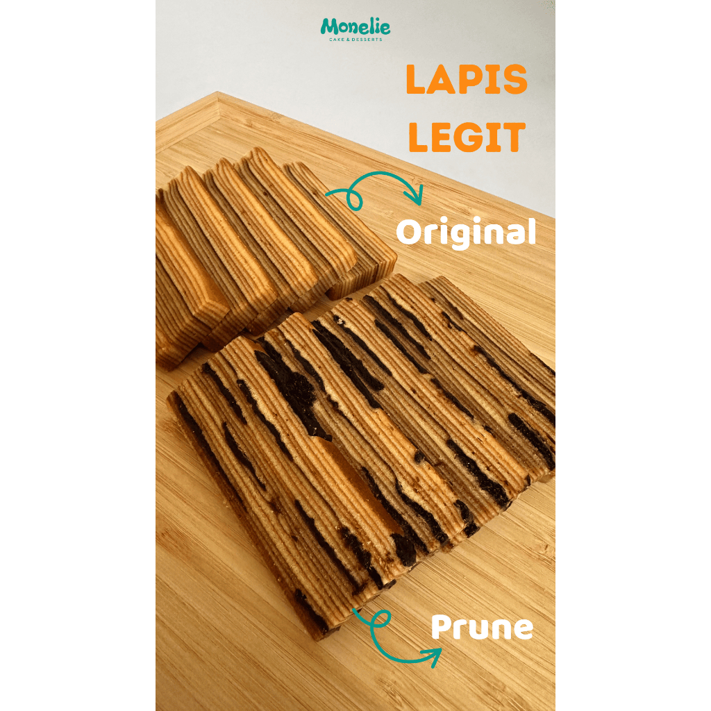 

Monelie Cake | Lapis Legit Slice | Mentega Wijsman | Gurih | Surabaya
