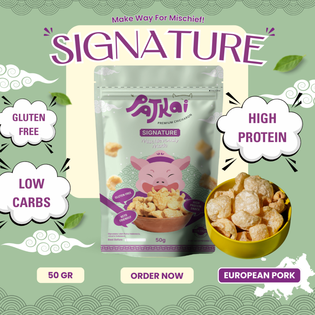 

Patkai Snack Kerupuk Babi Regular Pack