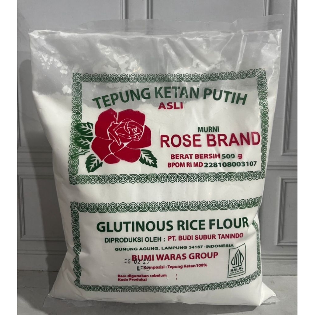 

Tepung Ketan Rose Brand 500gr