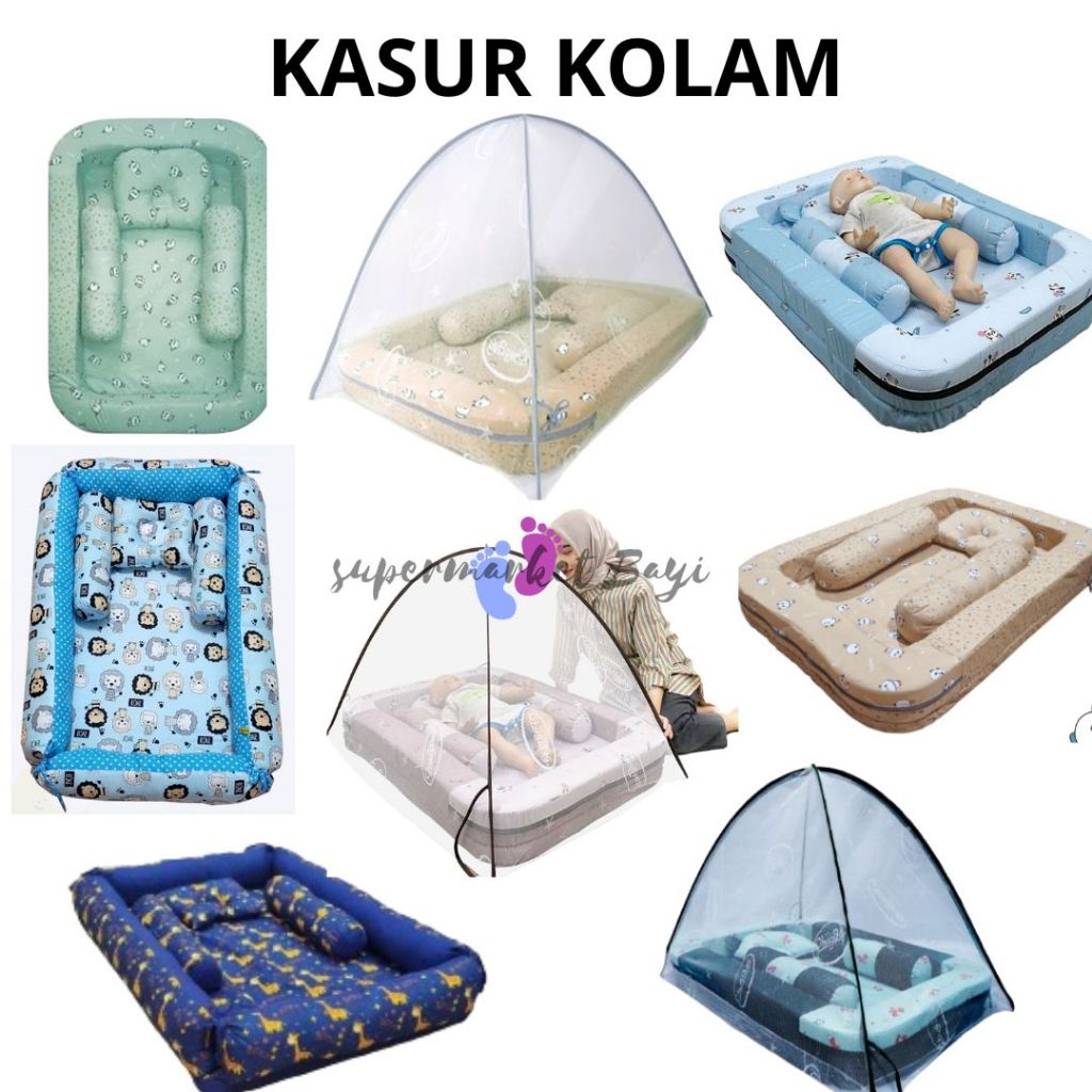 CHUGBOG KASUR KOLAM + KELAMBU BAMBOO / KASUR BAYI KOLAM / KASUR KOLAM KELAMBU / KASUR KELAMBU / Kasu