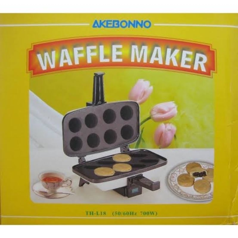 Waffle Maker Bulat Listrik Akebonno