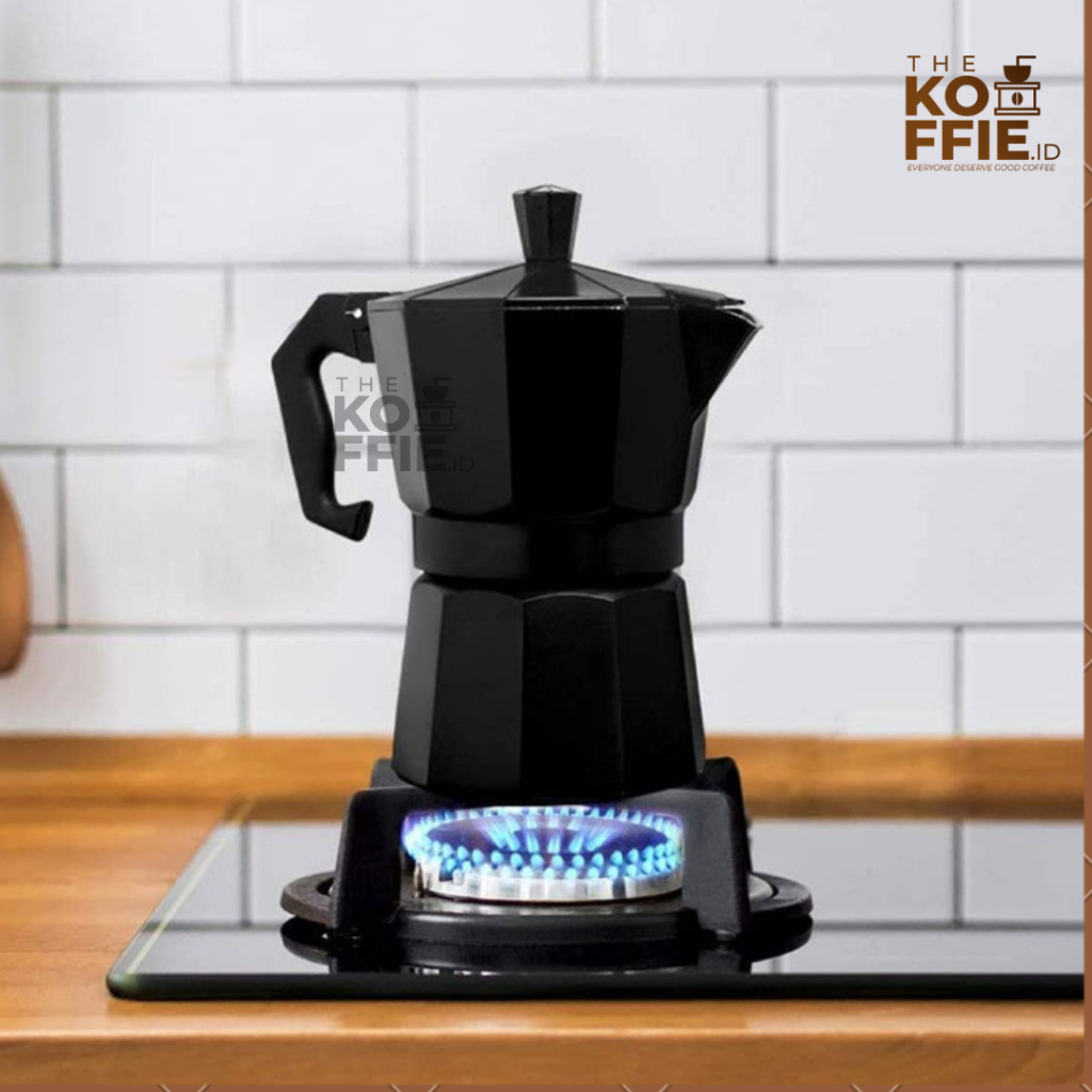 MOKA POT 450 ml black - pitcher mokapot mocca pot coffee maker cofee coffe mocapot espresso maker me