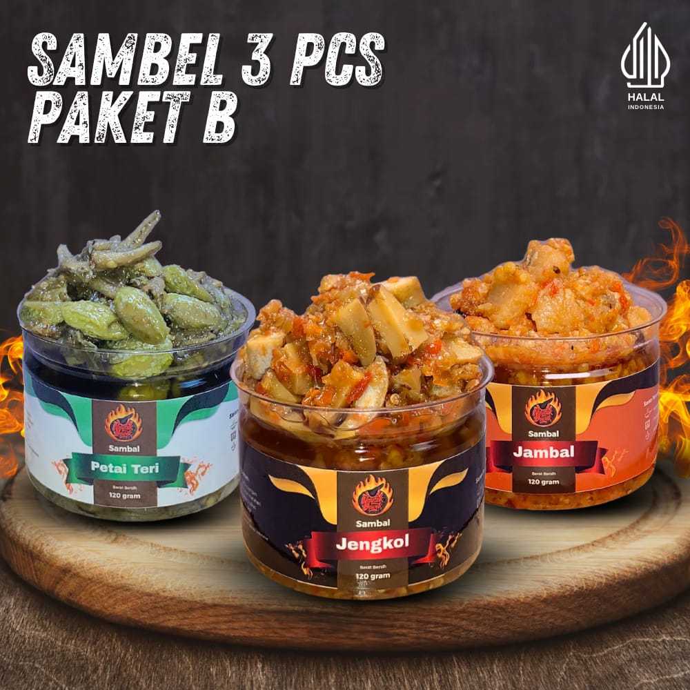 

Paket Sambal Ngulek Dewek/Paket Sambal 3 pcs