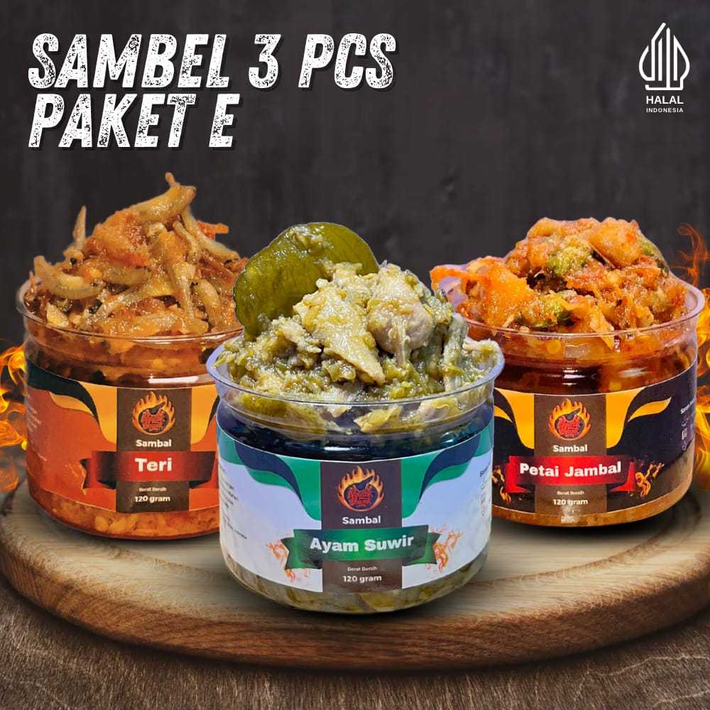 

Paket Sambal Ngulek Dewek/Paket Sambal 3 pcs