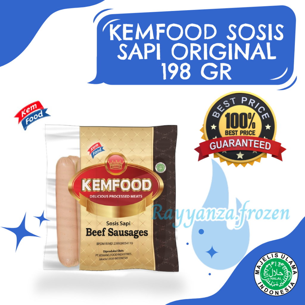 

Kemfood Sosis Daging Sapi Original 198gr