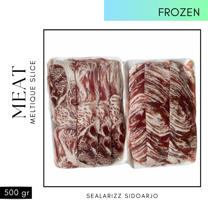 

Wagyu Meltique Slice / Beef Slice / Daging Slice