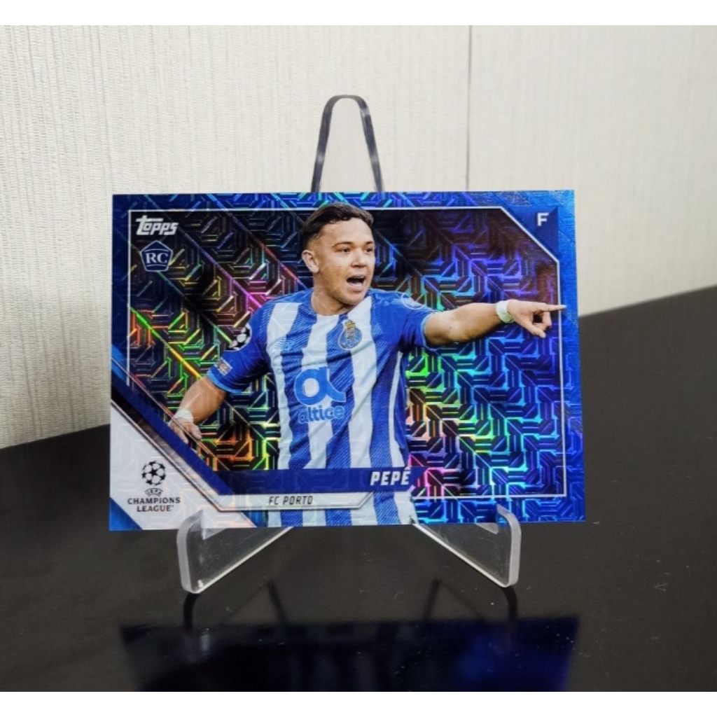 Pepe,Limited/75,Porto,Rookie Card,Topps soccer card