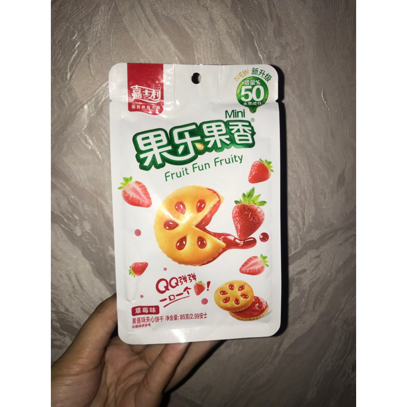 

Fun fruit biskuit china strawberry blueberry