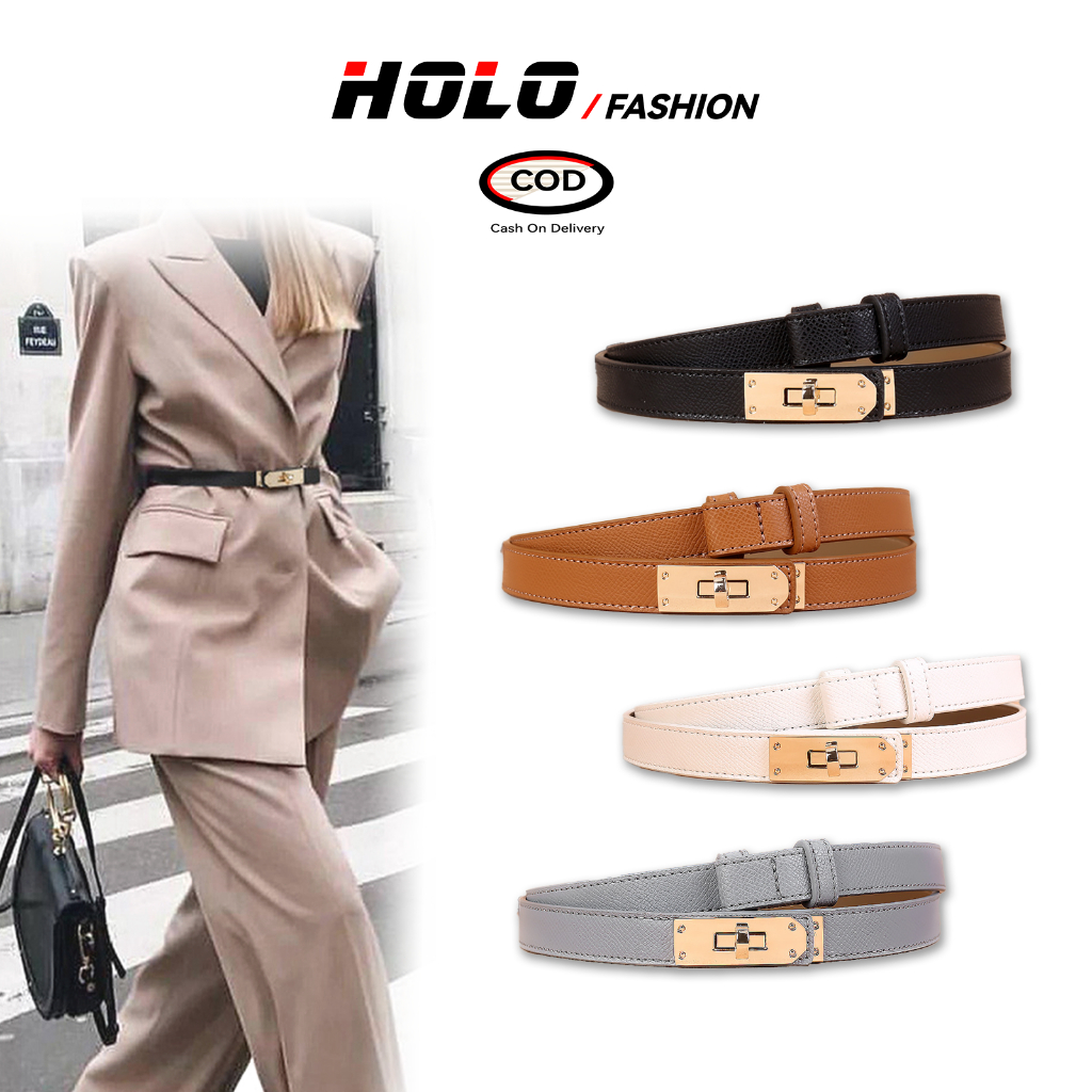 HOLO Sabuk Wanita Pinggang Korean Style Sabuk Skena Style Belt Fashion Wanita Kulit Untuk Dress