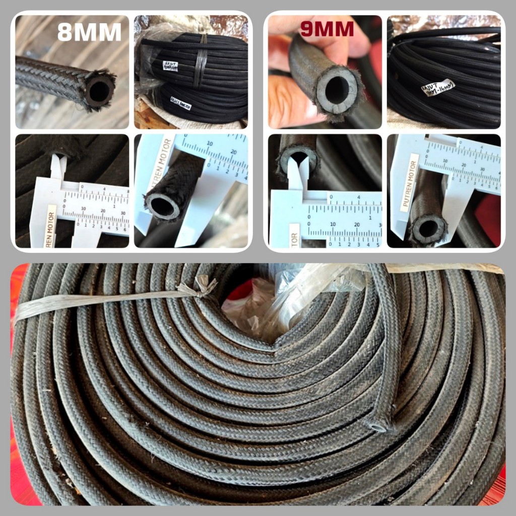 TER MURAH SELANG RAJUT METERAN oli slang bensin solar bahan bakar selang oli tekanan tinggi radiator